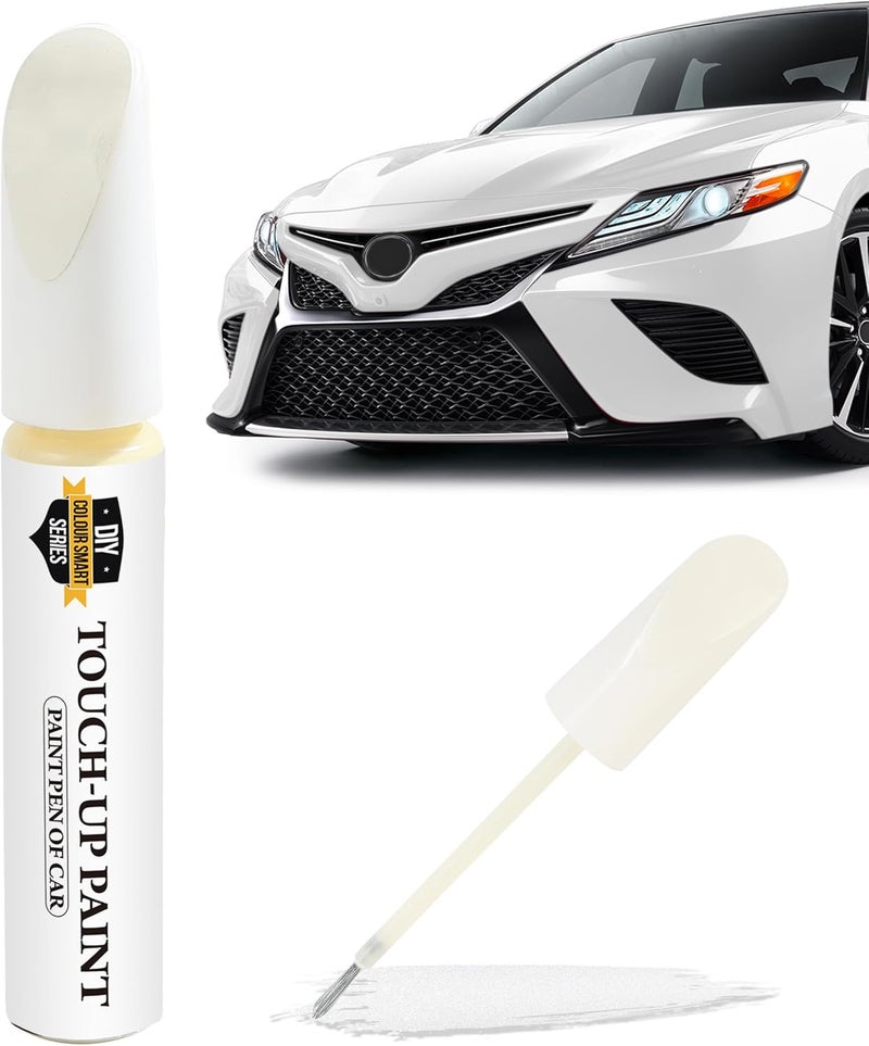 UBOG Car Paint Scratch Repair,Touch Up Paint for Cars,Touch Up Paint Pen,Car Accessories Car Scratch Repair,Car Touch Up Paint,Car Scratch Remover Pen,Car Paint Pen for Erase Car Scratches (White) - Image 1